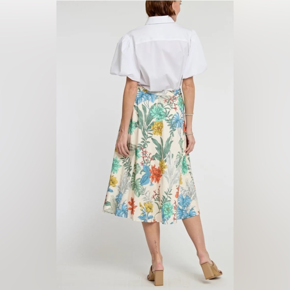 NWT HINSON WU Gloria Rainforest Print Skirt - Picture 4 of 6